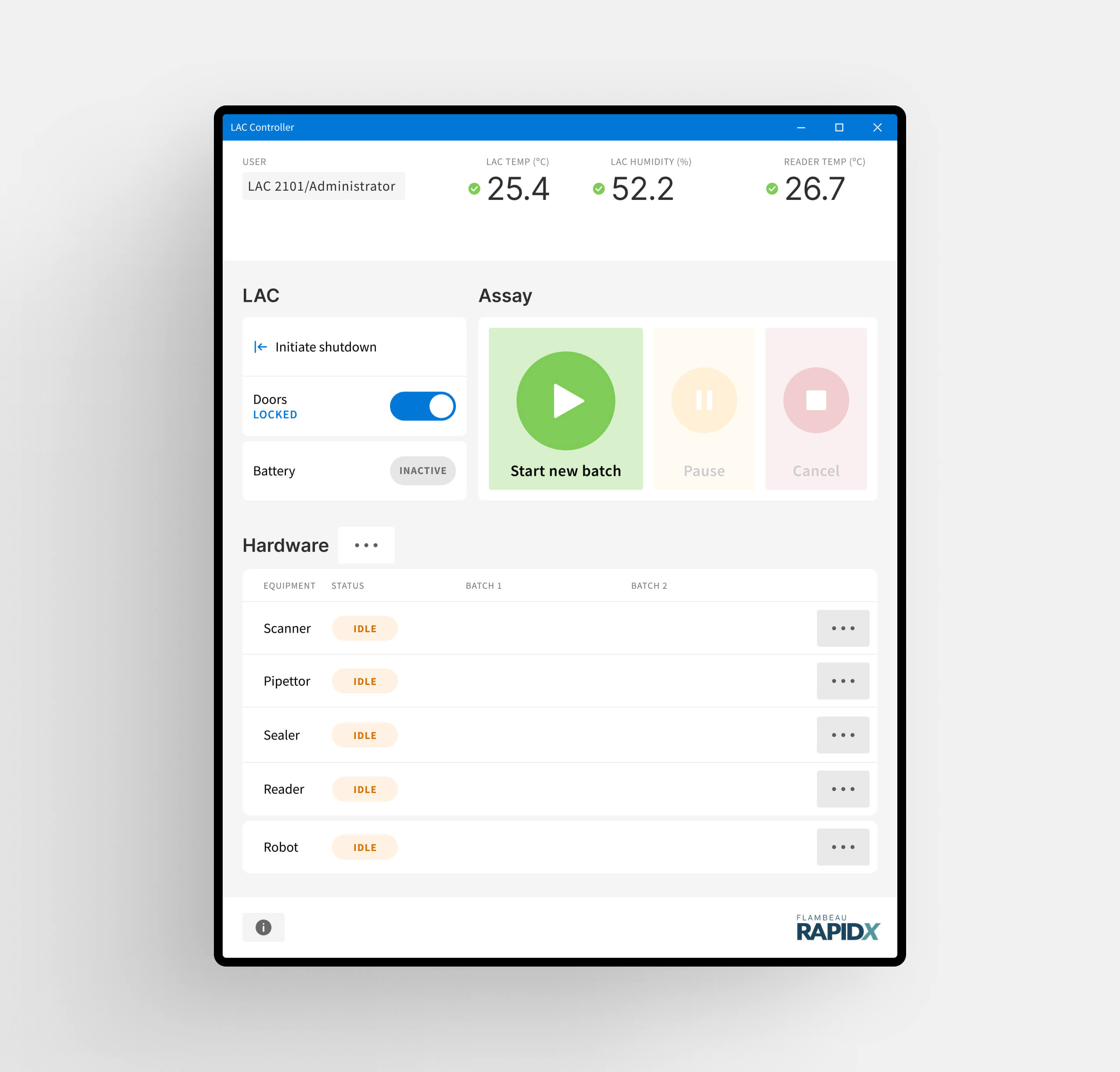 basic kiosk screen mobile